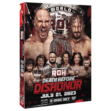 ROH Death Before Dishonor 2023 DVD 2-Disc Set