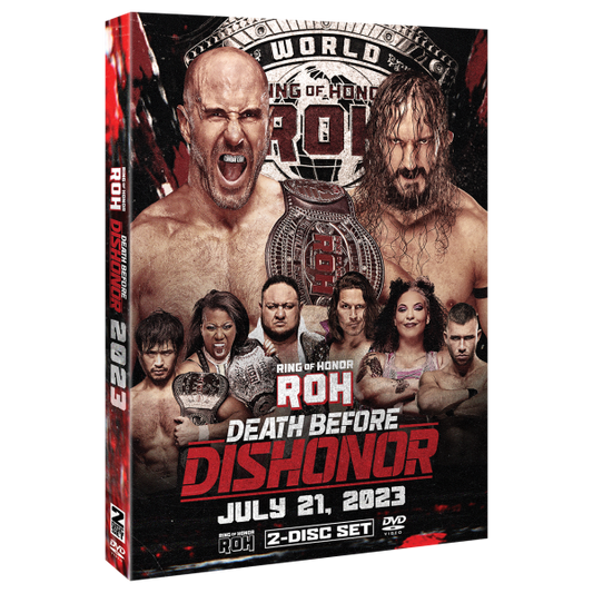 ROH Death Before Dishonor 2023 DVD 2-Disc Set