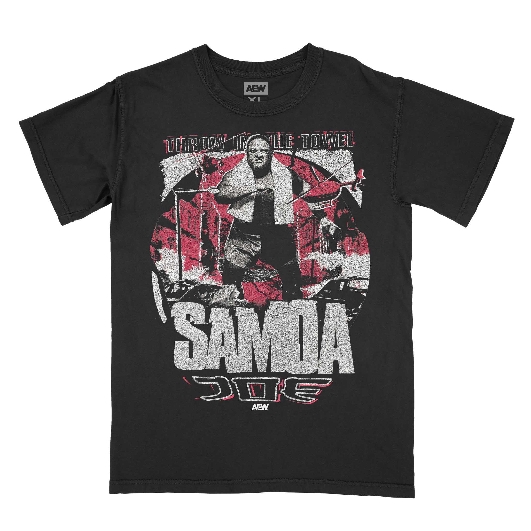 Samoa Joe - Throw in the Towel Triblend T-Shirt – shopAEW