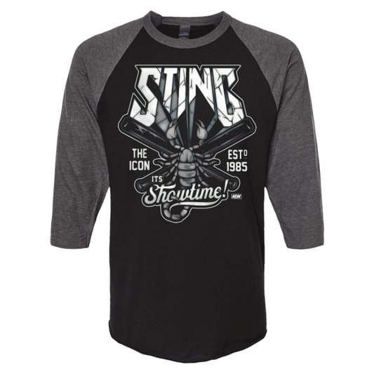 Sting - It's Showtime! Baseball Tee